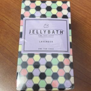 New in Box JELLYBATH Lavender One Tub Soak